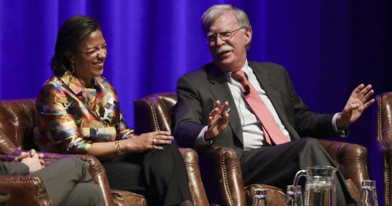 And Just Like That Susan Rice And John Bolton Are Best Friends (VIDEO)