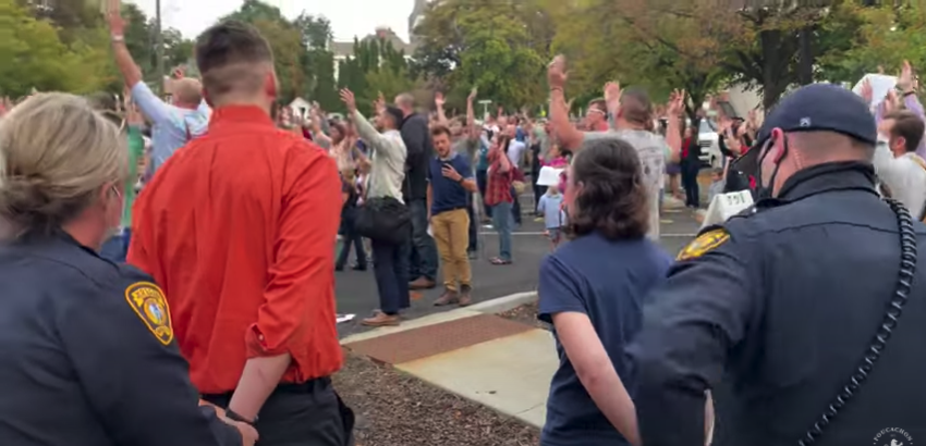 COVID-1984 USA: Mother Tased and More Churchgoers Arrested For Daring To Defy Restrictions (VIDEO)