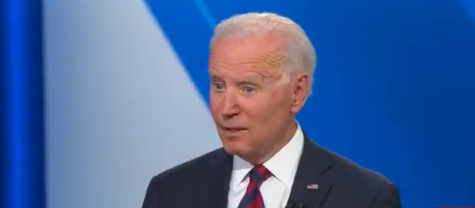 If A Pictures Worth A Thousand Words Then One Image Of Biden At The CNN Town Hall Says It All