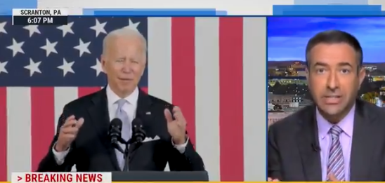 Watch: Mainstream Media Cuts Away As Biden Goes Off The Rails