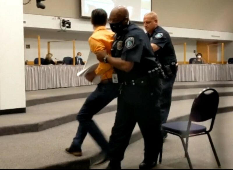 Texas School Board With Their Own Police Force Uses Them To Silence Parents