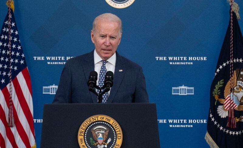 Watch: Joe Handlers Takes Things To A Whole New Level To Keep Reporters From Asking Biden Questions