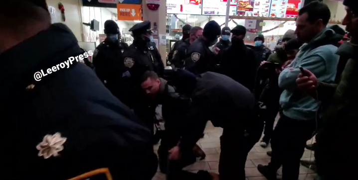 It Begins: NYPD Arrests Unvaccinated Protestors At Burger King (VIDEO)