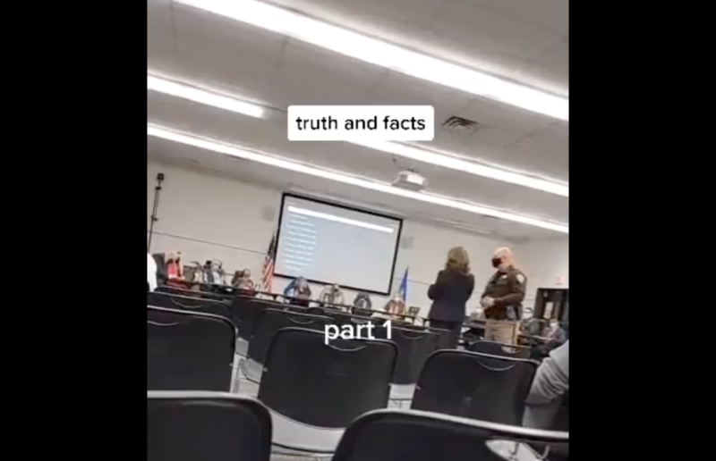 VIDEO: Mother Exposes School Board, Stands Her Ground When They Try To Use Police To Intimidate Her