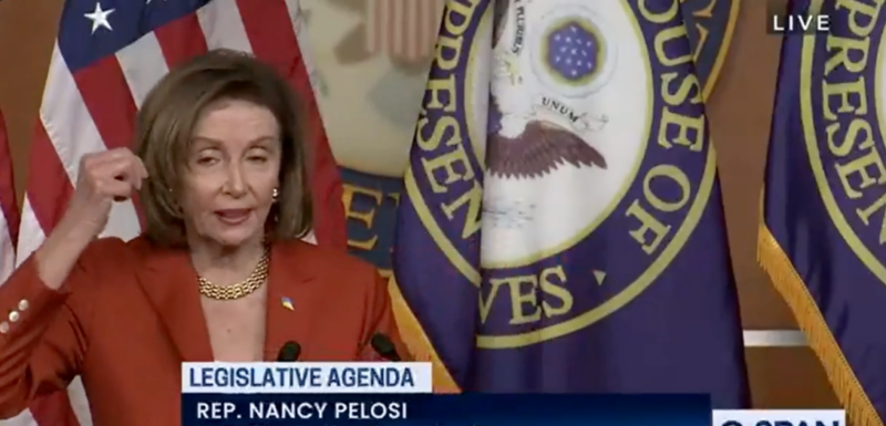 Watch: Pelosi Presser Goes Wild, Sounds More Like The Town Drunk, ‘When You Subtract Money, Money Is…