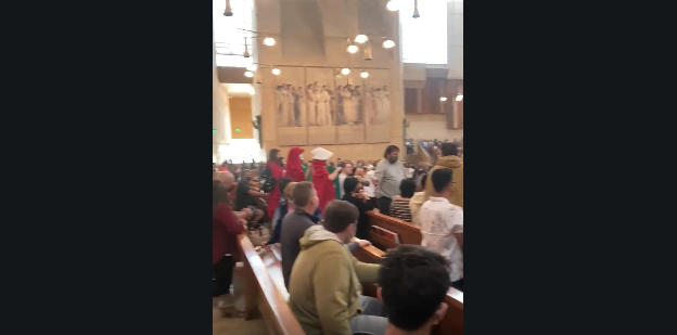 Watch: Pro-Abortion Protestors Storm Church