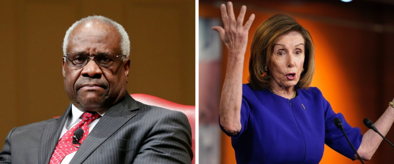 Watch: Two Days After Justice Clarence Thomas Warning Pelosi Proves Him Right