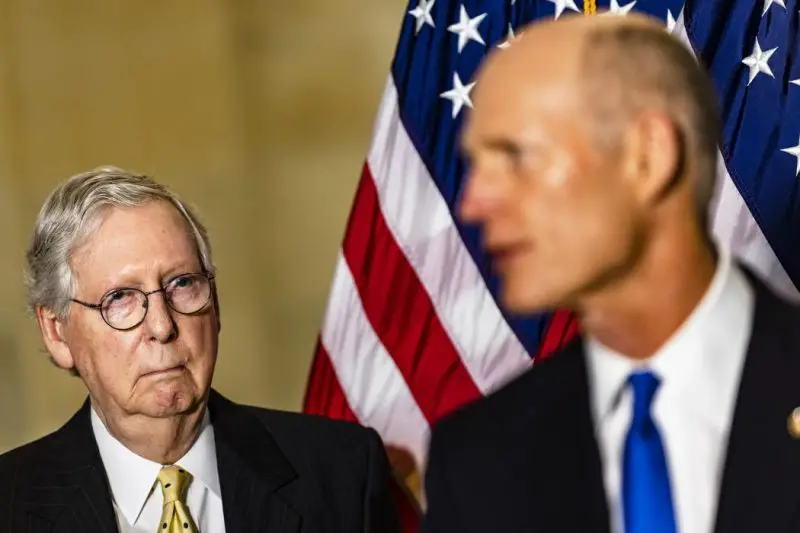 Florida Senator Rick Scott Ready to Go Toe to Toe with McConnell – Watch
