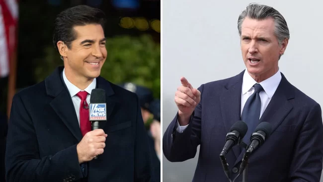 Jesse Watters Is Perfect in His Response to Gov.  Newsom Accusation – Watch
