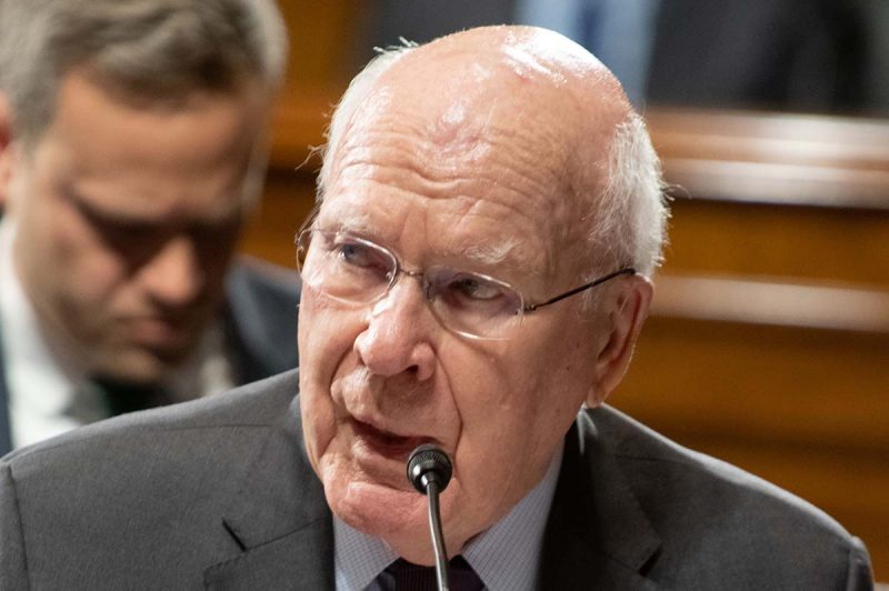 Sen. Patrick Leahy (D-Vt.) Tells It Like It Is On His Way Out