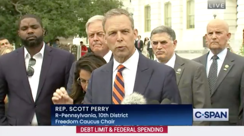 GOP Band Takes Center Stage In Opposition of the Biden/McCarthy Compromise – Video