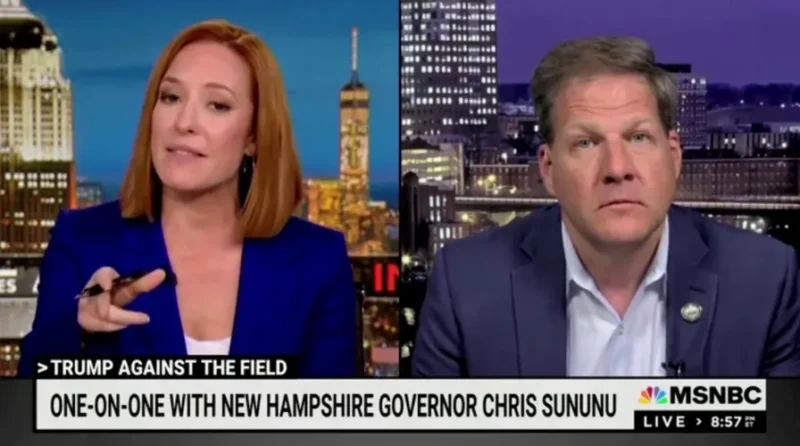 New Hampshire Governor Chris Sununu Nails It Against Psaki on Why Trump Indictment Doesn’t Really Matter – VIDEO