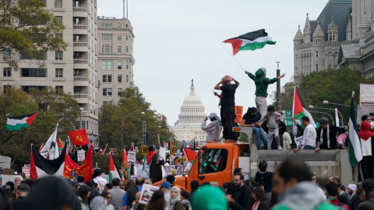 Single Arrest Made following DC Pro-Palestinian Demonstration