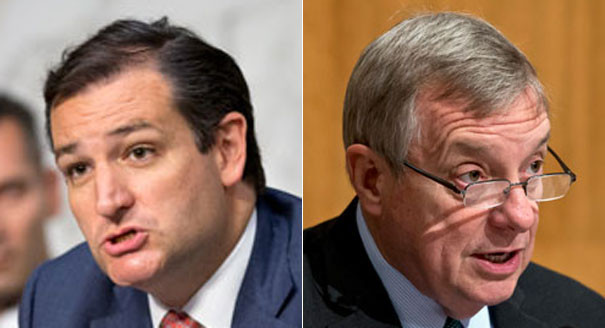 Ted Cruz & Dick Durbin Have Tense Exchange During Hearing