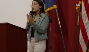 AOC Interrupted During Town Hall