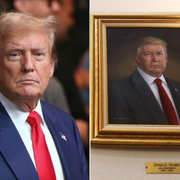 Trump Asks Governor To Take Down Bad Painting Of Him Hanging In Capitol