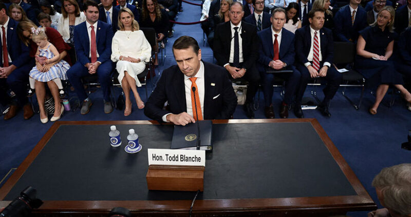 Blanche Testifies Before The Senate