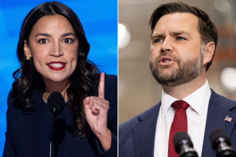 AOC and JD Vance Square Off as 2028 Looms