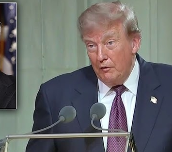 President Trump Ends Eulogy with Scripture from the Bible