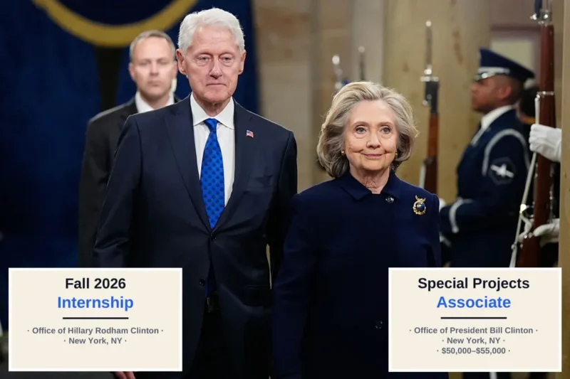Clinton Intern Search Draws Big Reaction