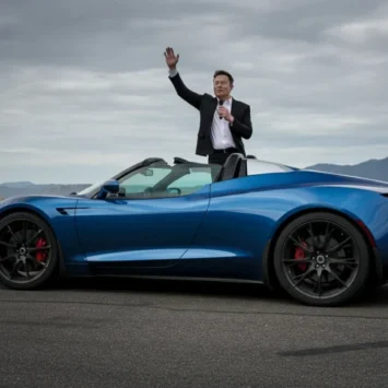 Elon Musk Unveils Roadster That Defies Physics In One Second